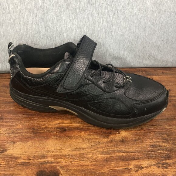 Dr. Comfort Winner Men Size‎ 12 Diabetic Hook Loop Black Leather Shoes Sneakers main image 10